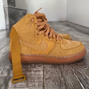Camel Nike High Top Air Force One
